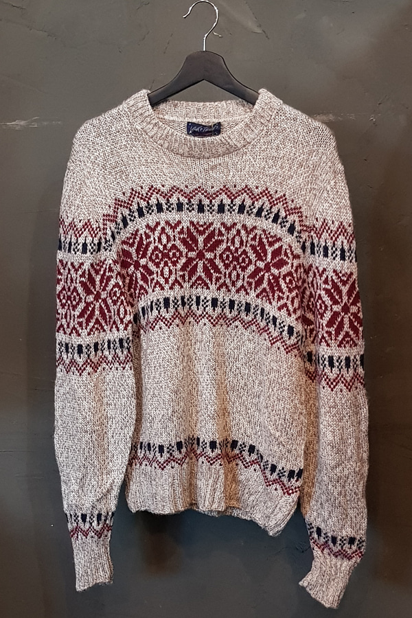 Pattern Ski Sweater (M-L)