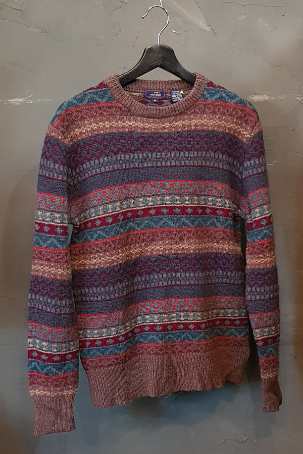 Pattern Ski Sweater-Wool 100% (M)