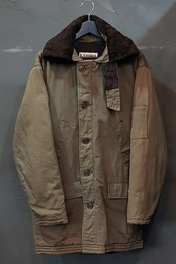 70&#039;s US Military - B-9 Parka - Quilted Lined (L)
