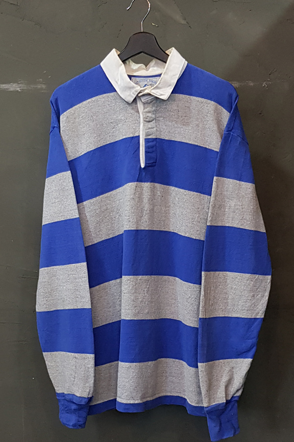 80&#039;s Lands&#039; End - Rugby - Made in U.S.A. (XL)