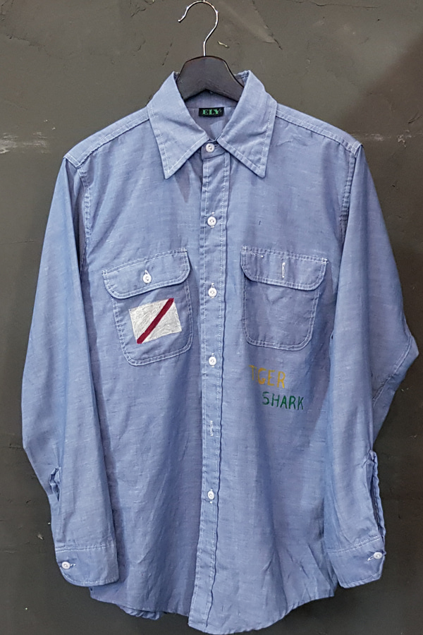 80&#039;s ELY - Chambray - Made in U.S.A. (M)