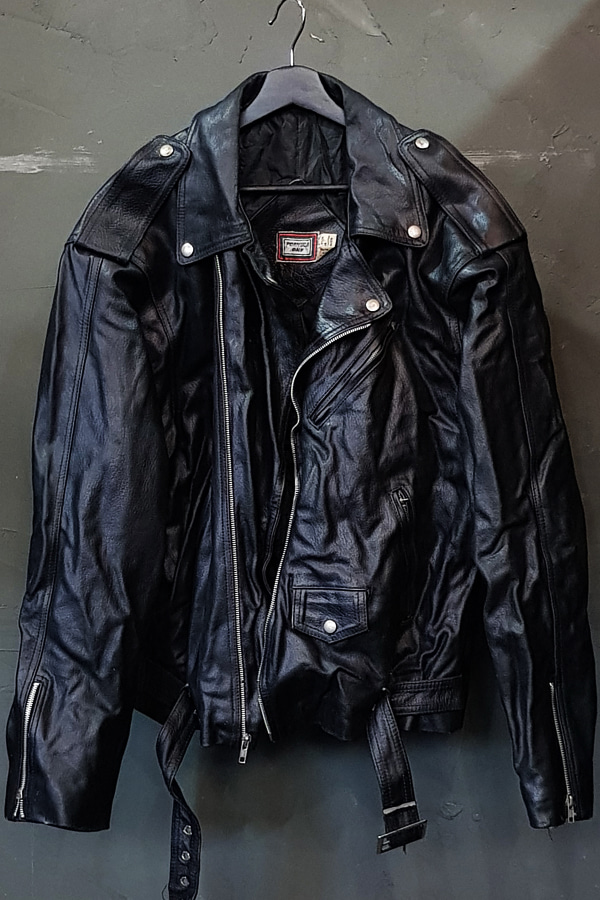90&#039;s Formula One - Motorcycle - Genuine Leather - Quilted Lined - Hard Leather (XL-2XL)