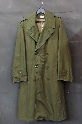 60&#039;s US Military - Overcoat - M-1950 - OG-107 - Wool Lined (SM-S)