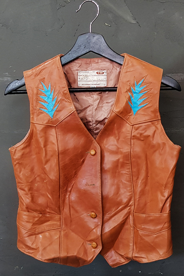 80&#039;s Trego&#039;s Westwear - Genuine Leather - Made in U.S.A. (XS)