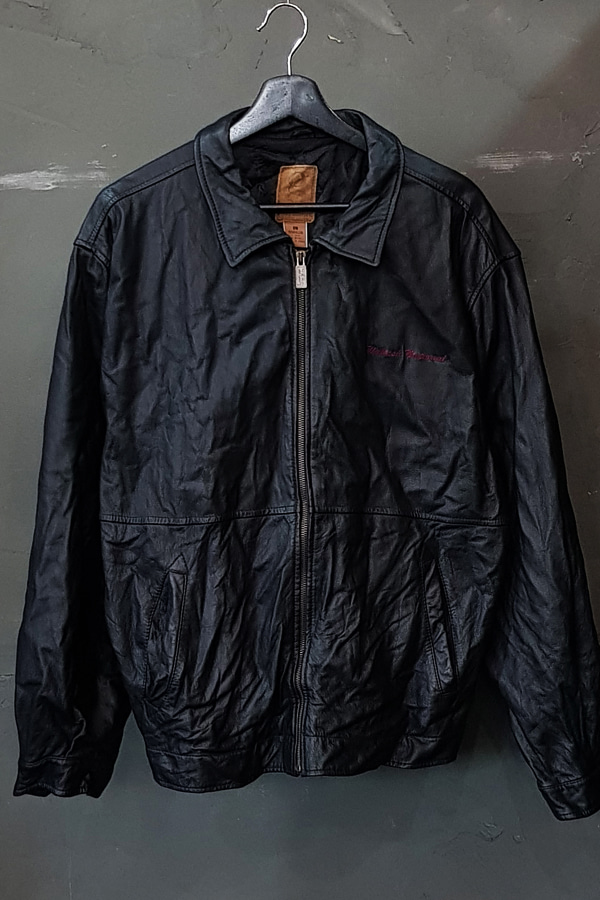 90&#039;s Gear - Quilted Lined - Lamb - Genuine Leather (L)