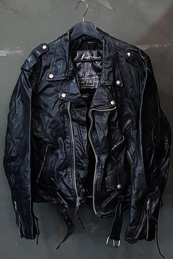 90&#039;s L.A LOXX - Motorcycle - Genuine Leather - Quilted Lined - Hard Leather - Made in U.S.A. (L)