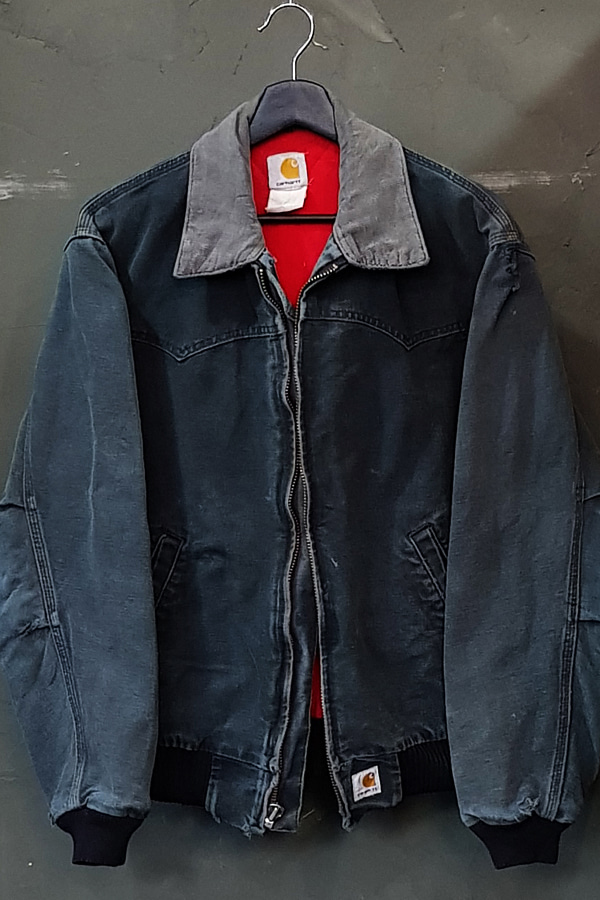 90&#039;s Carhartt - Santa Fe - Quilted Flannel Lined - Made in U.S.A. (M)