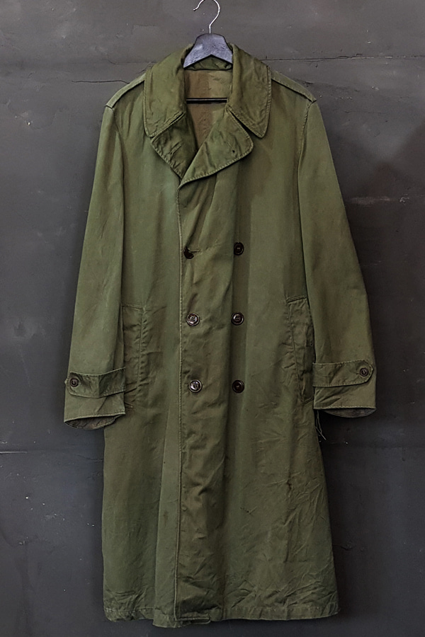 50&#039;s US Military - Overcoat - M-1950 - OG-107 - Korea War (S-L)