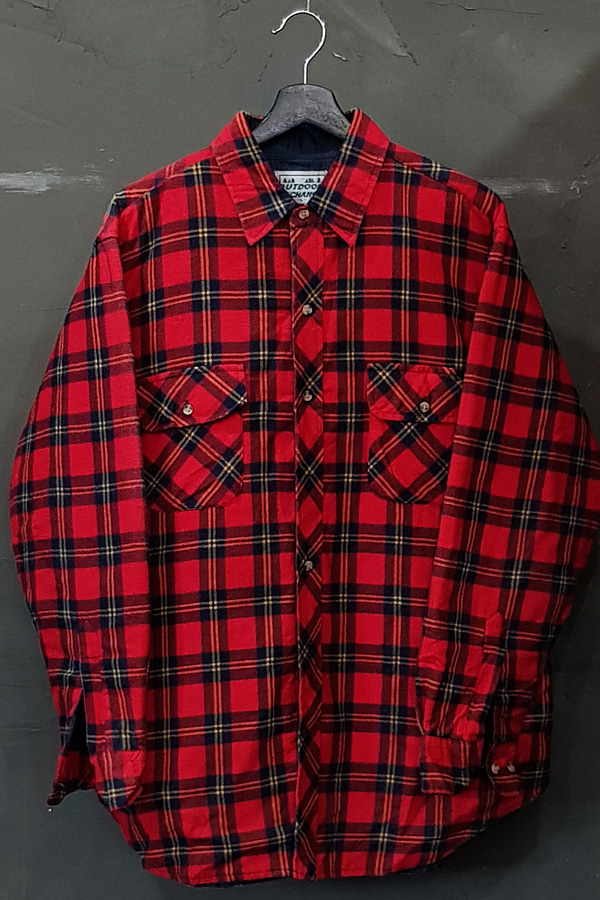 90&#039;s Outdoor Exchange - Flannel - Quilted Lined (L)