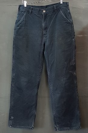 80&#039;s-90&#039;s Carhartt - Dungaree - Canvas - Work Carpenter - Flannel Lined (35)