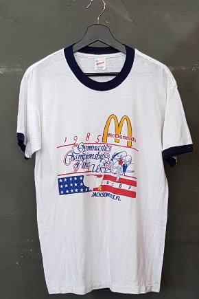 80&#039;s Sportswear - McDonald&#039;s - Ringer - Made in U.S.A. (L)