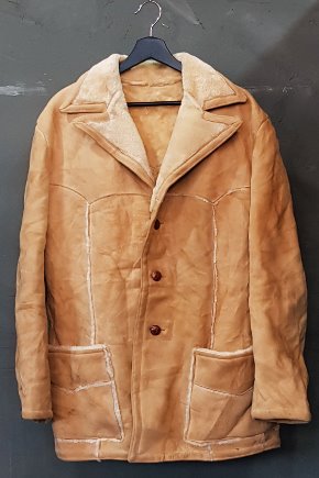80&#039;s Scully - Suede Shearling - Genuine Leather - Made in U.S.A. (L)