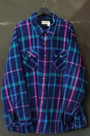 80&#039;s St.John&#039;s Bay - Flannel - Quilted Lined - Made in U.S.A. (4XL)