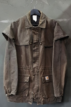 90&#039;s Carhartt - CW082 - Chore Barn Ranch Coat - Cotton Lined - Made in U.S.A. (L)