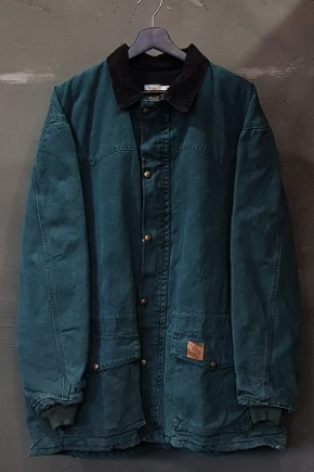 90&#039;s Carhartt - C08 - Chore Barn Ranch Coat - Flannel Quilted Lined - Made in U.S.A. (XL)